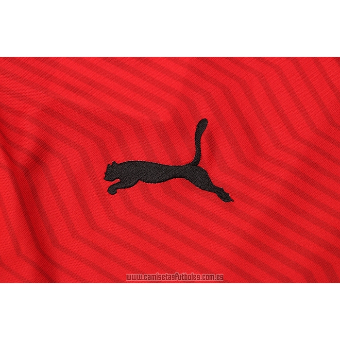Chandal del AC Milan Manga Corta 2021-2022 Rojo